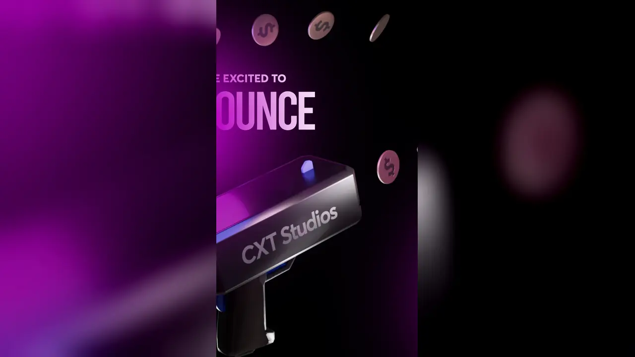 CXT Studios · Blender course launch: 3D launch film for CXT's own Blender motion design course.