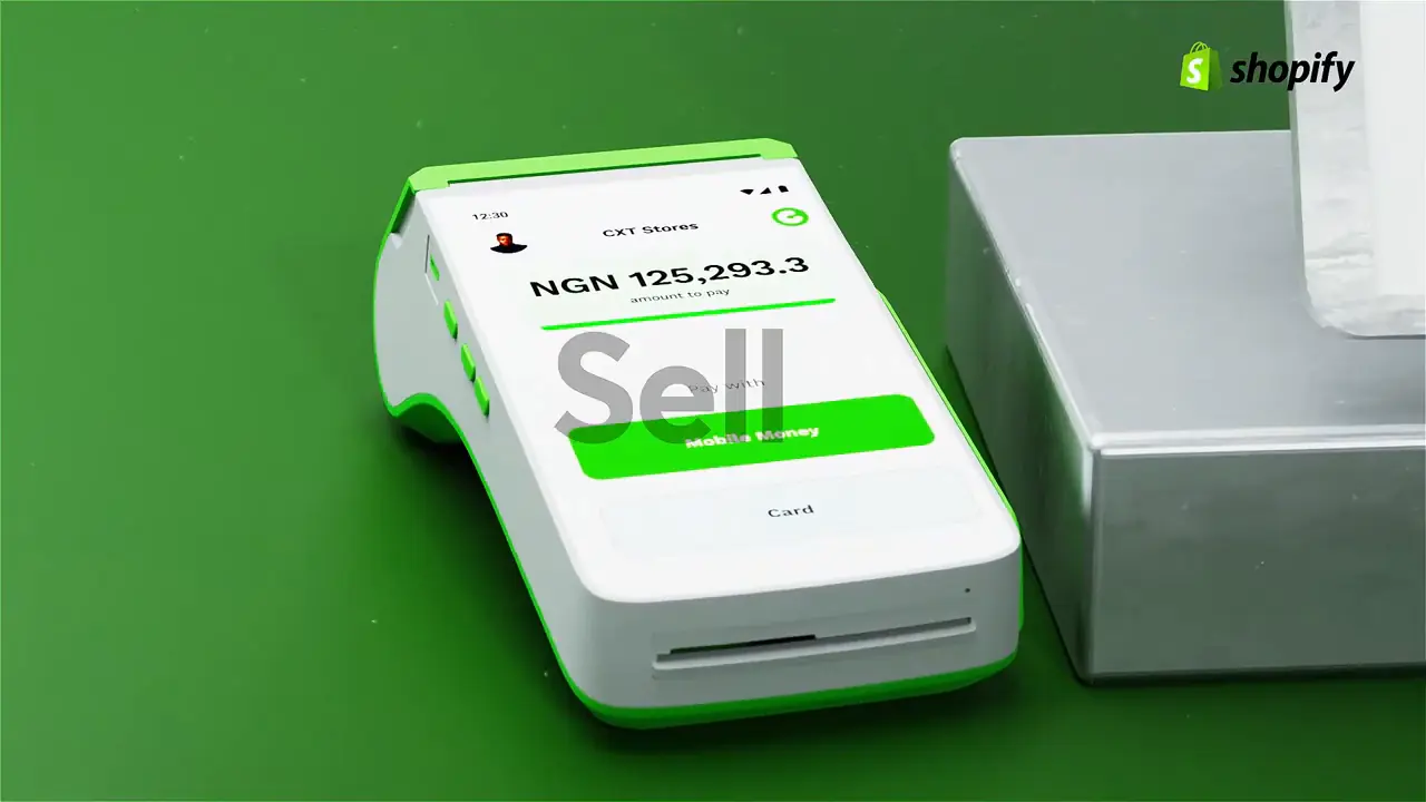 Concept · Shopify 3D ad: Self-initiated 3D ad concept about running a store on Shopify, made in Blender.